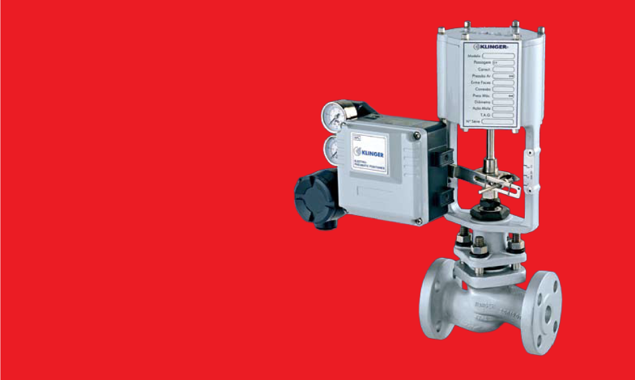 Válvula Globo Pistão Atuada ON/OFF